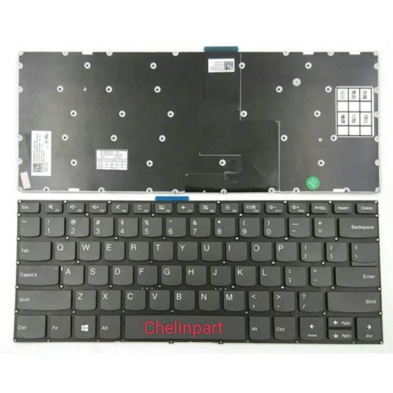 Keyboard Lenovo S340-14API S340-14IIL S340-14IML S340-14IWL DELETE