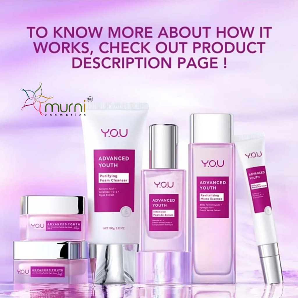 YOU ADVANCED YOUTH || FOAM CLEANSER , REVITALIZING , SERUM , EYE CREAM , NIGHT CREAM DAY CREAM ||