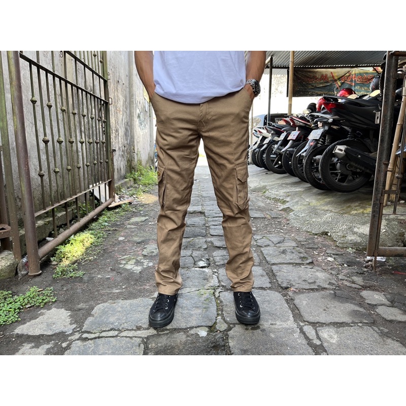 Celana Thraser Cargo Panjang Slim Fit