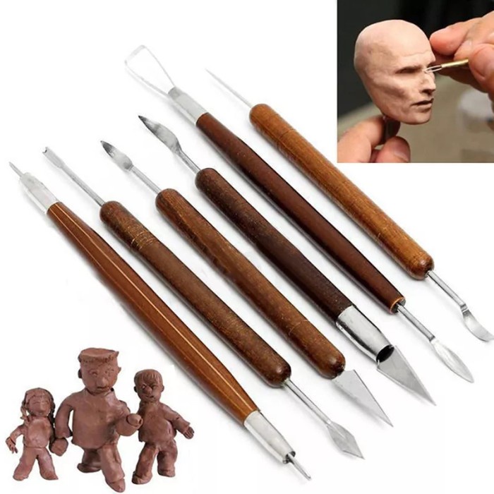 

Alat Ukir Pottery Tools Clay Sculpting Tools Craft Modelling Tools clay