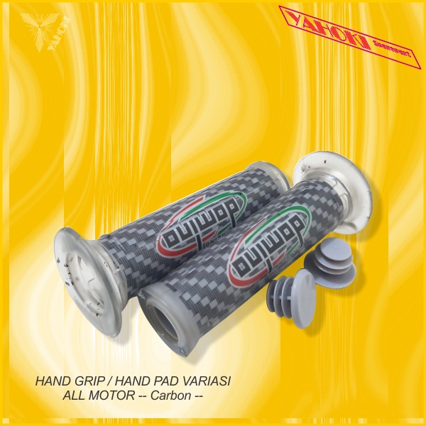 Hand Grip / Hand Pad Variasi All Motor -- Carbon --