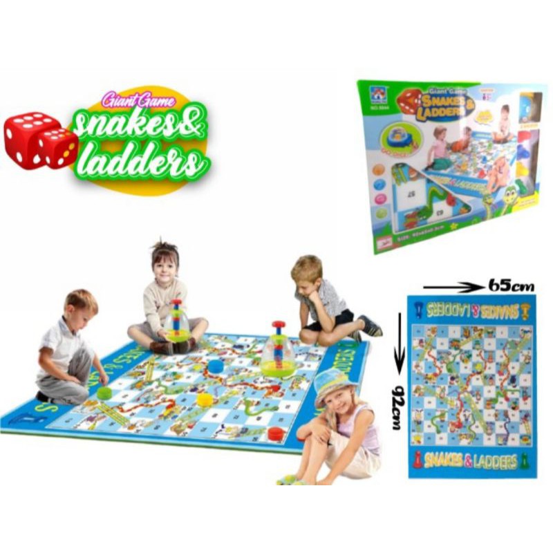 Snake and Ladder Giant mainan ular tangga besar jumbo