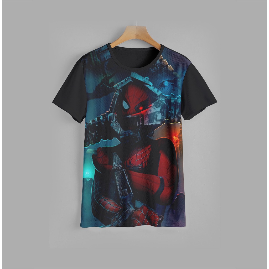 Kaos Anak Spiderman v35 Keren 3D Baju Anak Spiderman  3D Pakaian Anak
