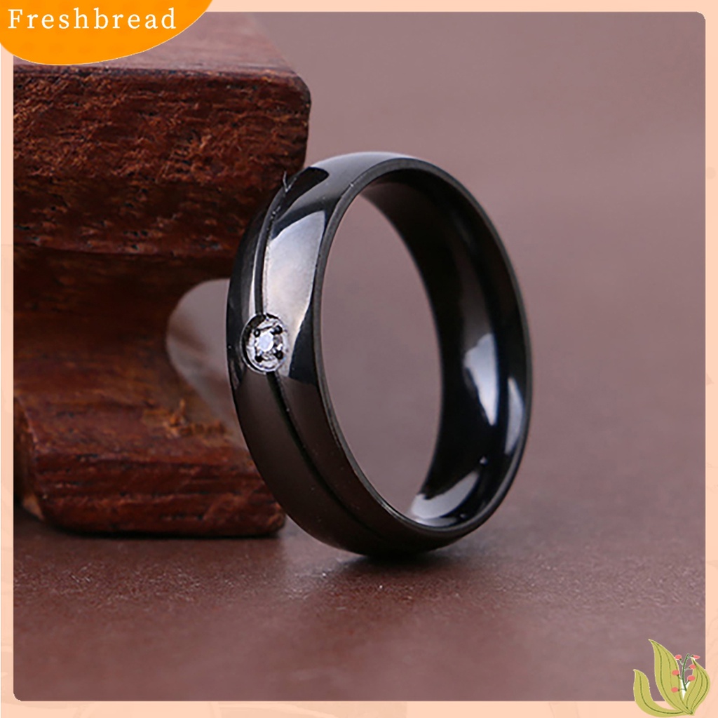 [TERLARIS]Wedding Ring Fashonable Jewelry Gift Titanium Steel Unisex Band Finger Ring Party