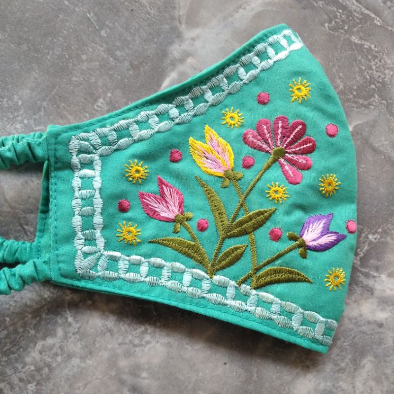 Masker Bordir Tulip