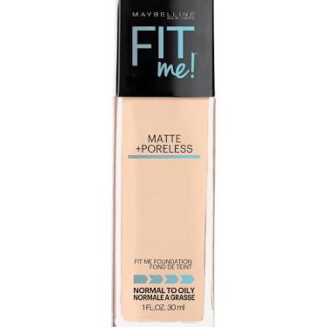 BARU !! Maybelline Fit Me Foundation Matte + Poreless Ori Counter 100% Full coverage TERMURAH
