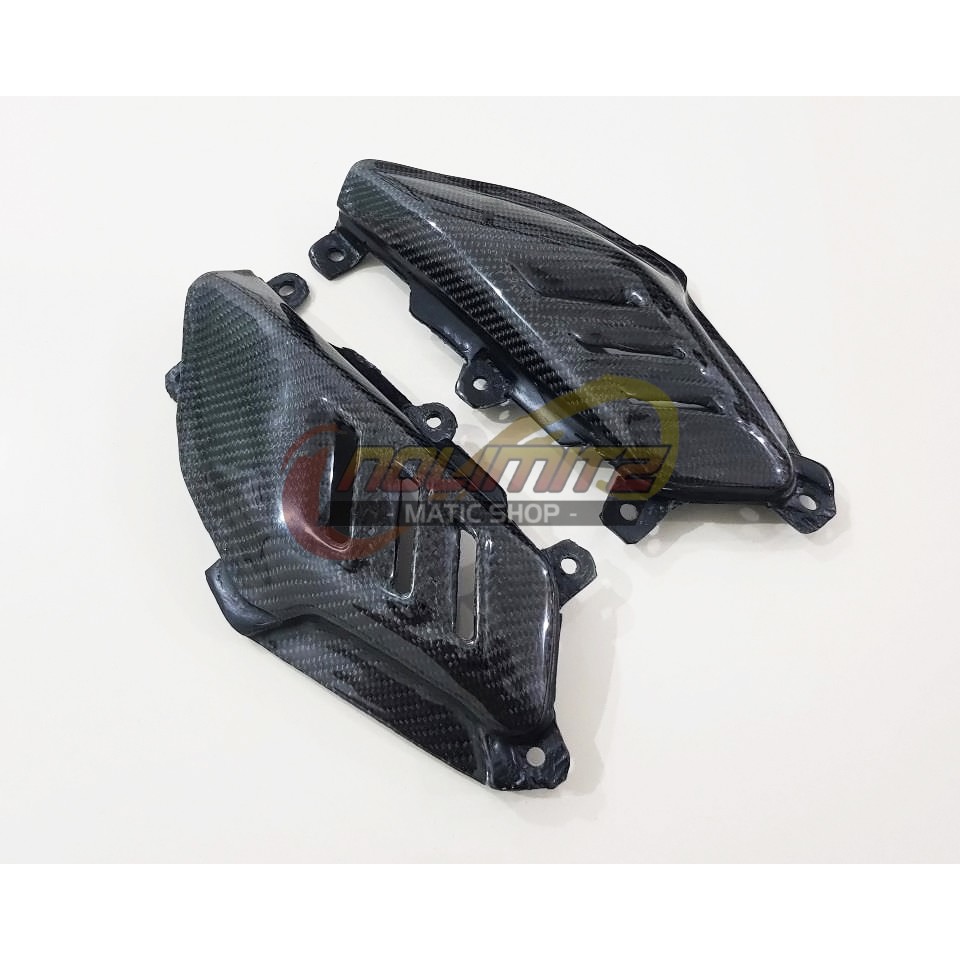 Cover Tutup Pijakan Body Samping Sporty Carbon Kevlar Yamaha NMAX