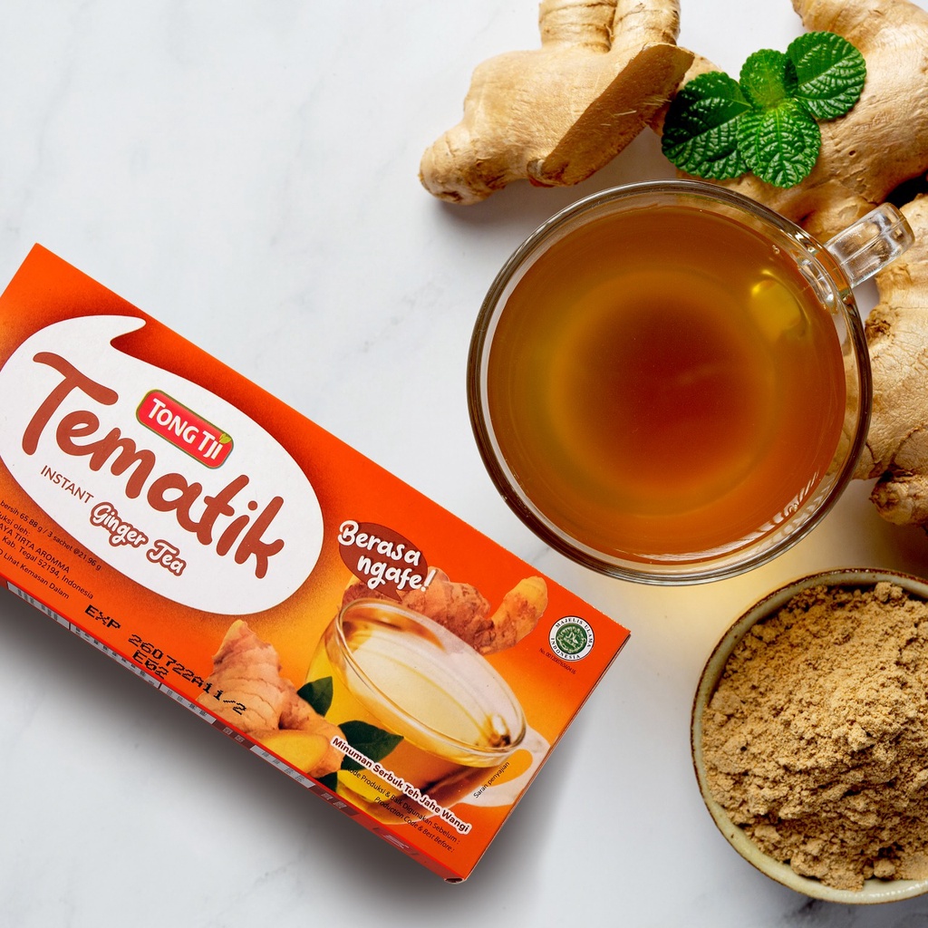 Tong Tji Tematik Ginger Tea 3s, per Karton isi 24 pack