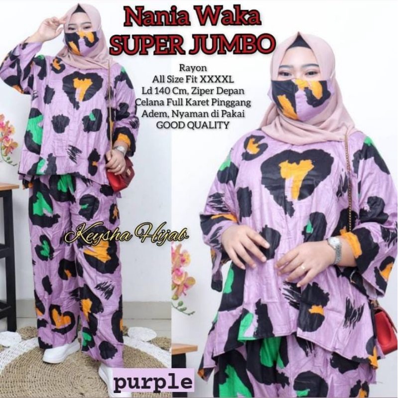 Nania Set Waka Rayon Super Jumbo LD 140