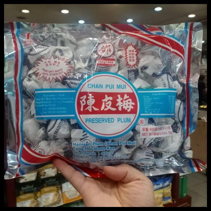 

Manisan Plum Chan Pui Mui 400G Chen Pi Mei Kulit Jeruk Imlek