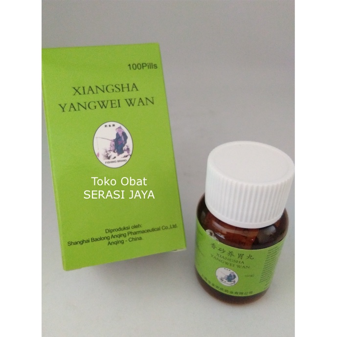 Xiangsha Yangwei Wan botol 100 Pil Kesehatan Pencernaan & Lambung