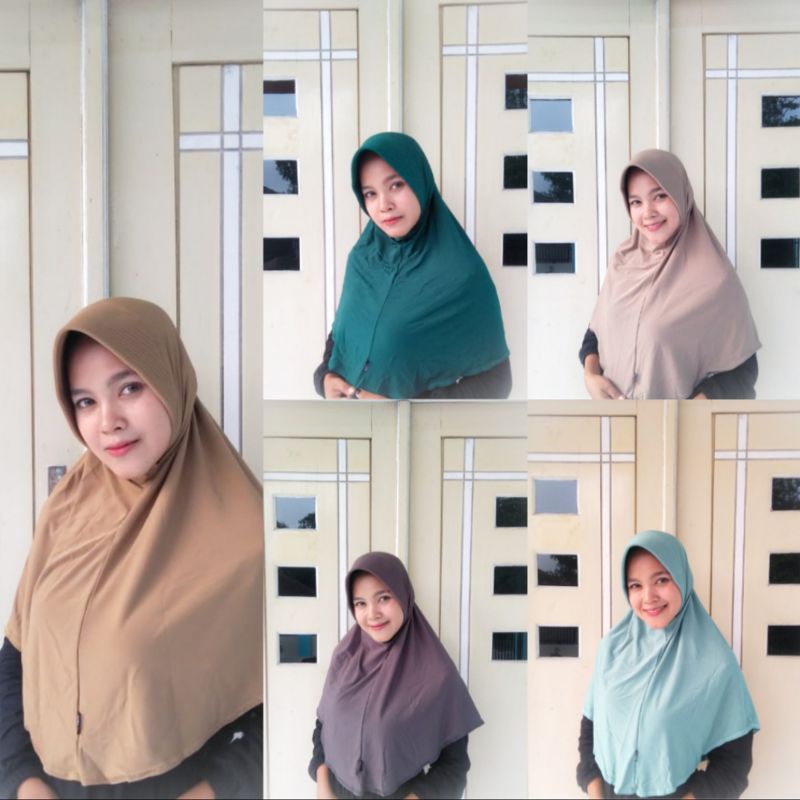 Warna Part 2 Kerudung Dasya Non Serut - Kerudung Bergo Dasya - Kerudung Bergo Oval Dasya