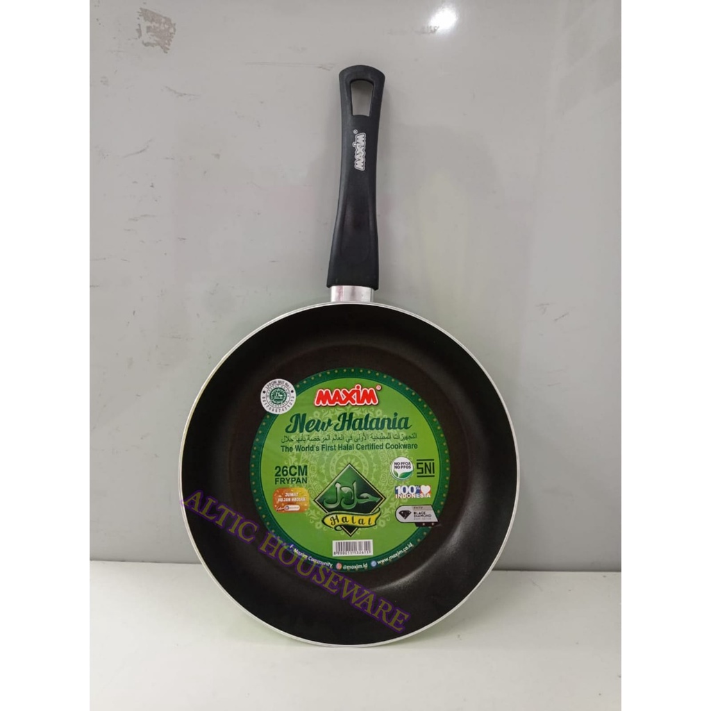 Maxim NEW HALANIA 26cm Frypan -Wajan Penggorengan Teflon Anti Lengket