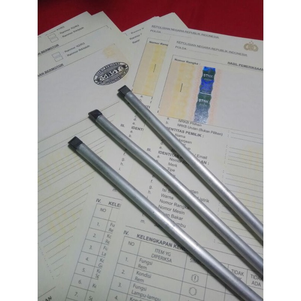 

Pensil BOSTEL Khusus untuk gesek kertas cek fisik kendaraan