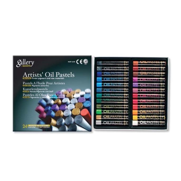 

Mungyo - Artist Soft Oil Pastel Metalic Colors 24 PCS
