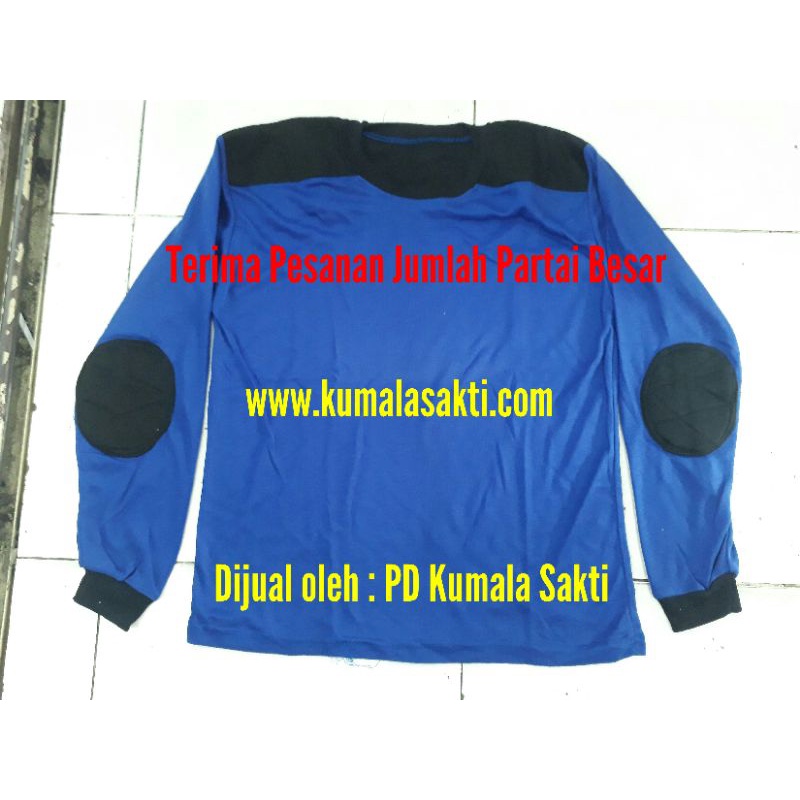 Kaos Polos Bantalan Lengan Panjang Warna Oren Hitam Benhur Hijau Dongker-Kaos Trening-Kaos BPBD-Kaos Security Satpam CoklatKaos Loreng-Kaos Polisi-Baju PPSU