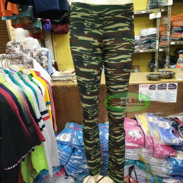 Celana Standar Spandex Motif Loreng UncleWest