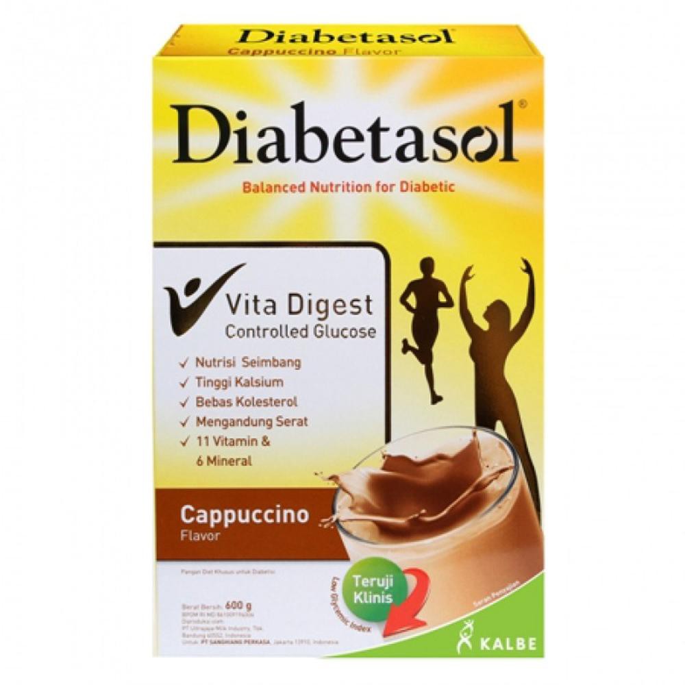 

Diabetasol Cappucino Susu Formula 600 gram