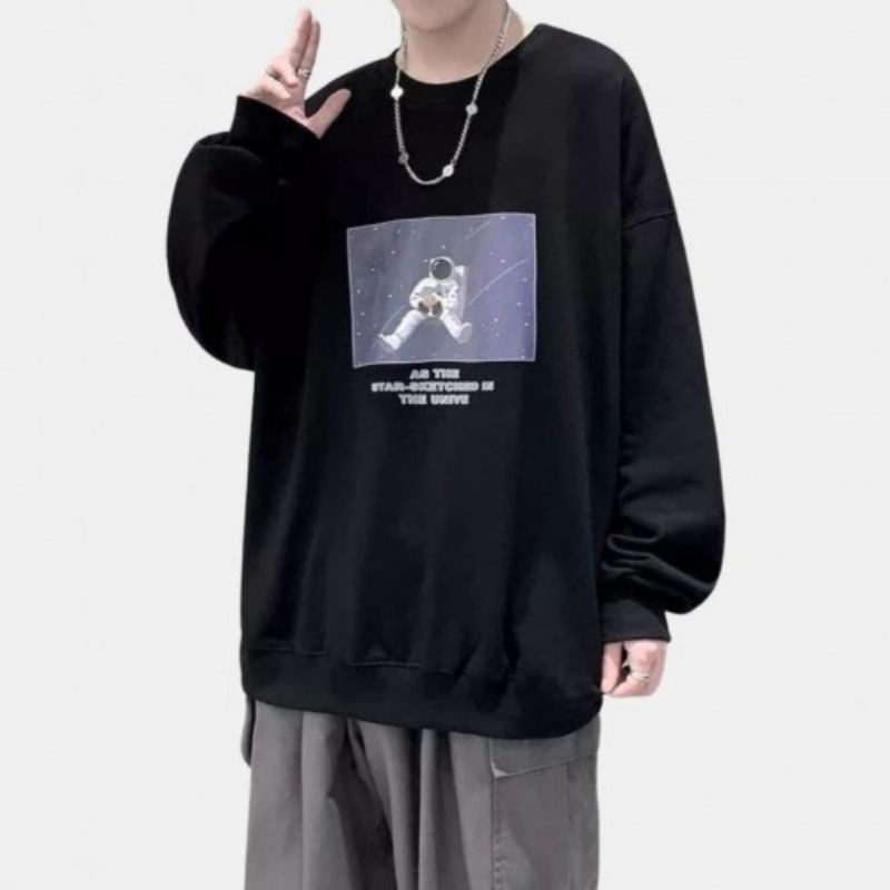 sweater crewneck hoodie jaket Food is my best friend jaket murah