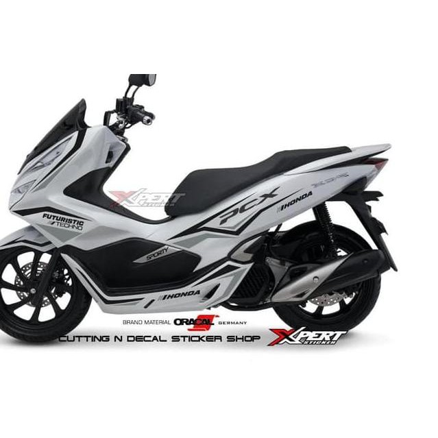 Big Sale 2019 Cutting Sticker Untuk Motor Pcx Putih Stiker Pcx