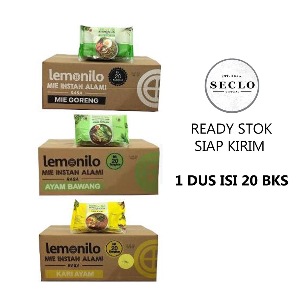 MIE LEMONILO (1 DUS) Mie Instant Sehat 70gr x 20 PCS