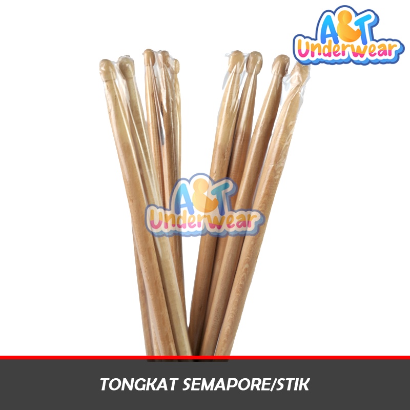 AT360-Sepasang Tongkat Semapor Pramuka/Bendera semapur/Stick Pramuka