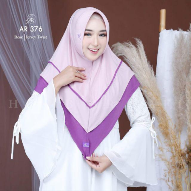Hijab Ar Rafi AR 376 hijab instan new ar rival  original | INAYAHHIJAB-Rose