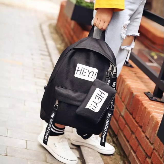 2023 Ransel Fashion Besar Tas Ransel Pria Laptop Rucksack Tas Sekolah untuk Remaja Laki-laki Mochilas Perempuan Tas Bahu Backbag