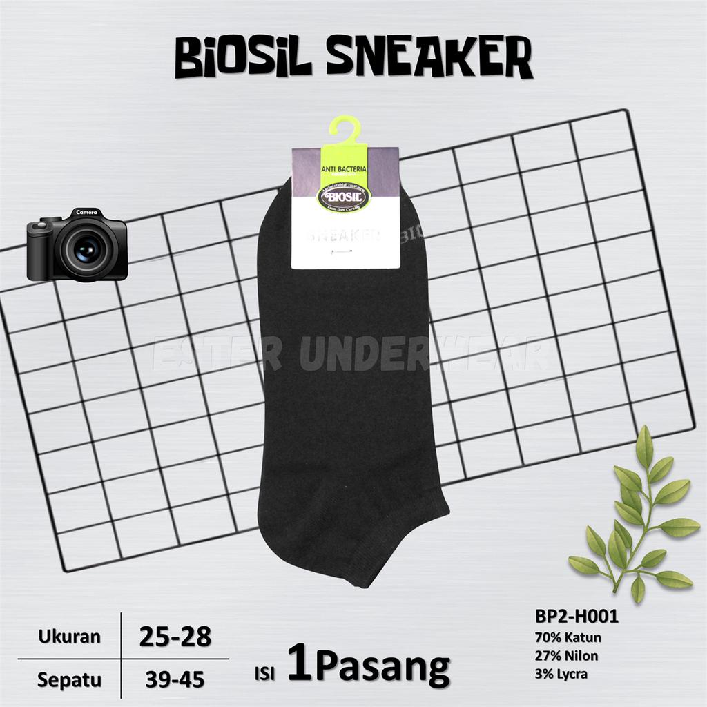 Kaoskaki Pria Biosil Sneaker BP2 Isi 1 Pasang