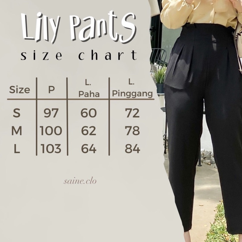 Lily Pants by Saine