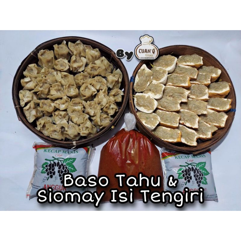

Siomay dan Baso Tahu isian Tengiri (10 pcs) lengkap Bumbu Kacang | Kuliner Bandung