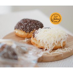 DONAT ROTI TANIA - BEST SELLER ( Keju , Meses , Coklat Ulir , Kacang , Mint , Martabak, Nougat)