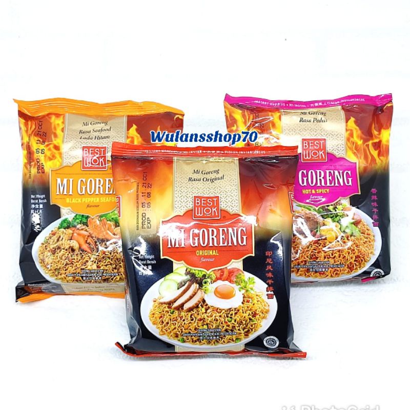 Jual BEST WOK Mie Instan Goreng Mie Goreng (Minimal order 2 pcs