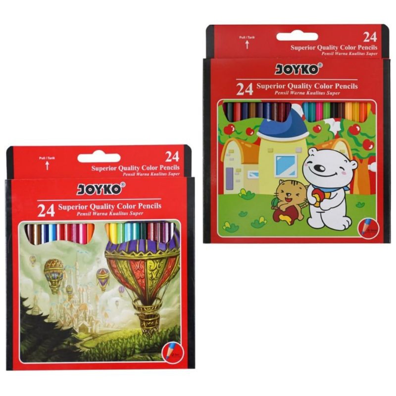 

MG - PENSIL WARNA COLOR PENCIL 24 WARNA JOYKO PANJANG
