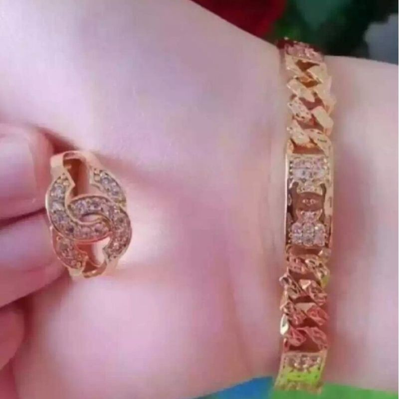 gelang tangan wanita dewasa xuping cenel Free Cincin