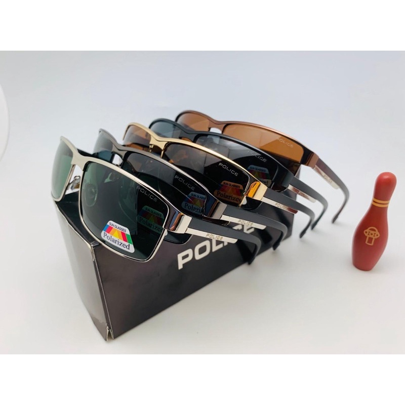 Sunglass Kacamata Sepeda Pria Police p24 Super fashion gaya/paser Full Set Lensa Anti UV Termurah