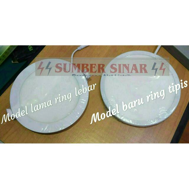 Downlight led panel bulat model baru 6 wat