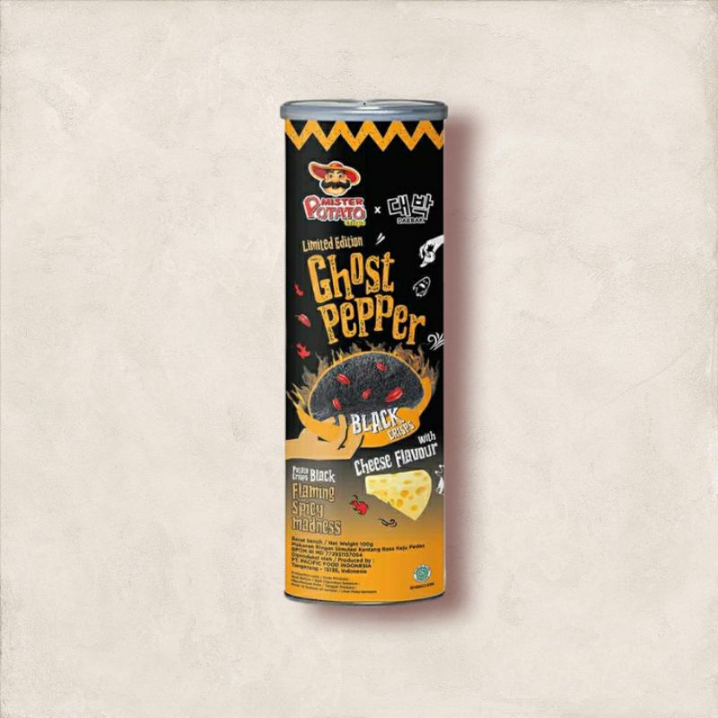 Jual Mister Potato Ghost Pepper Crisps Rasa Cheese 100gr Keripik Shopee Indonesia