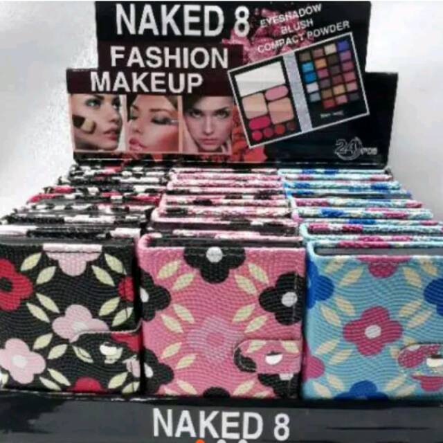 Eyeshadow dompet Naked8 fashion make up