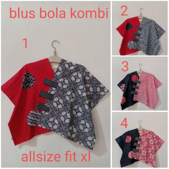 Blus bols kombi