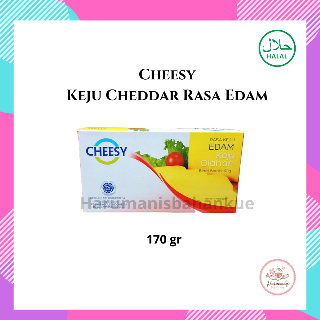 

Cheesy Keju Cheddar Rasa Edam 160gr