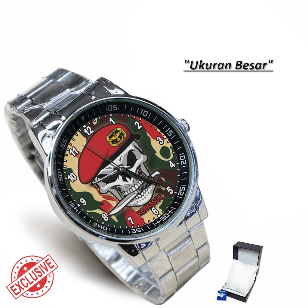 Jam Tangan Rantai Couple KOPASSUS - 02 (Special)