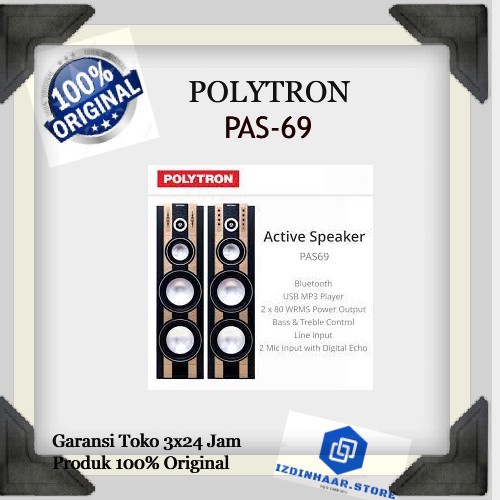 SPEAKER AKTIF POLYTRON PAS 69 / PAS69 / PAS-69
