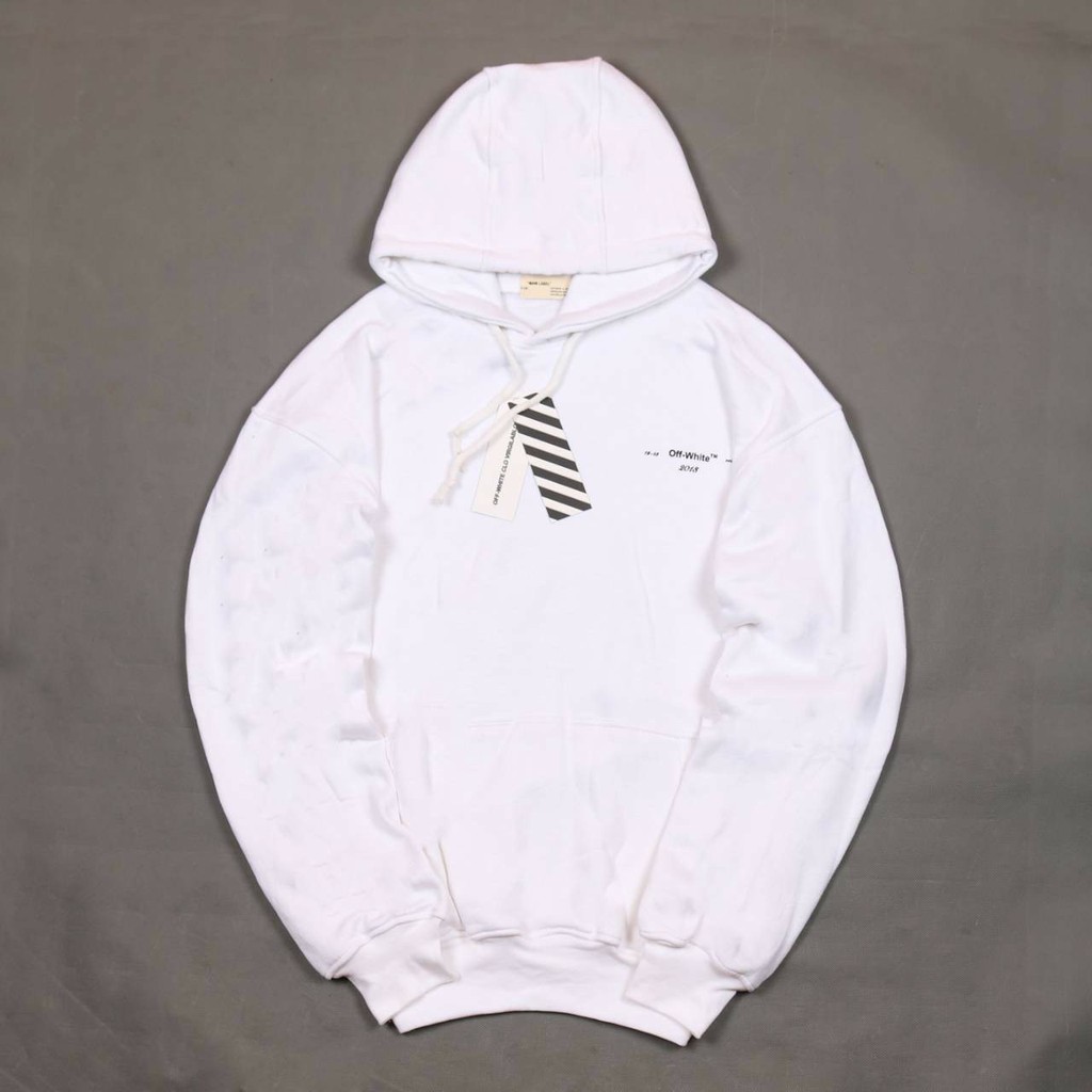 Jaket  Hoodie OFF WHT 3D RAINBOW – White Edition Trendy Casual Unisex Good Brand Quality Stylish