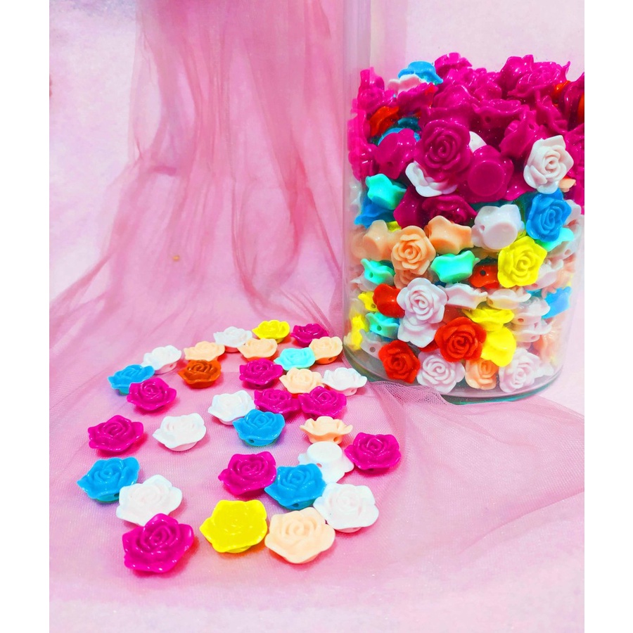 DIY Rose Melamin - Bahan Acc Warna-Warni