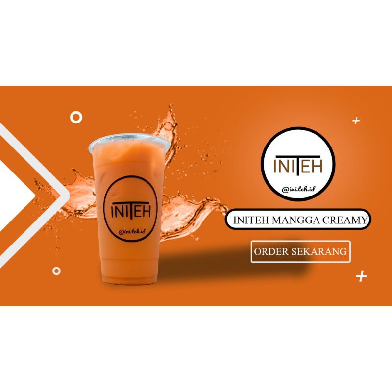 

ini teh INITEH MANGGA CREAMY kemasan botol 1 liter
