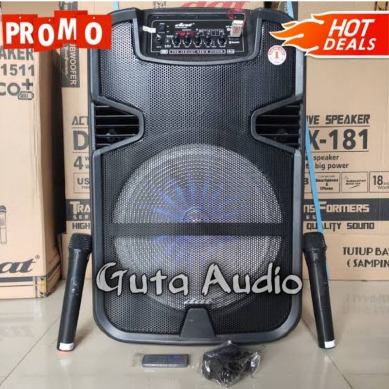 SPEAKER DAT 1511 ECO+. SPEAKER DAT 15 IN INCHI. SPEAKER BLUETOOTH. SPEAKER KARAOKE