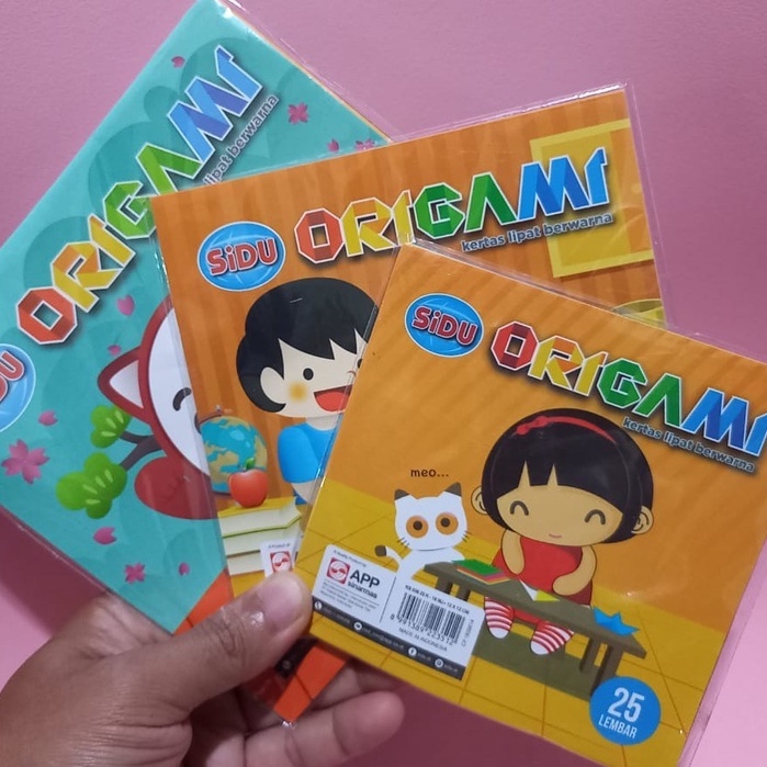 Kertas Lipat Warna/Kertas Origami Sidu Sinar Dunia Colour (Isi 25 Lembar)