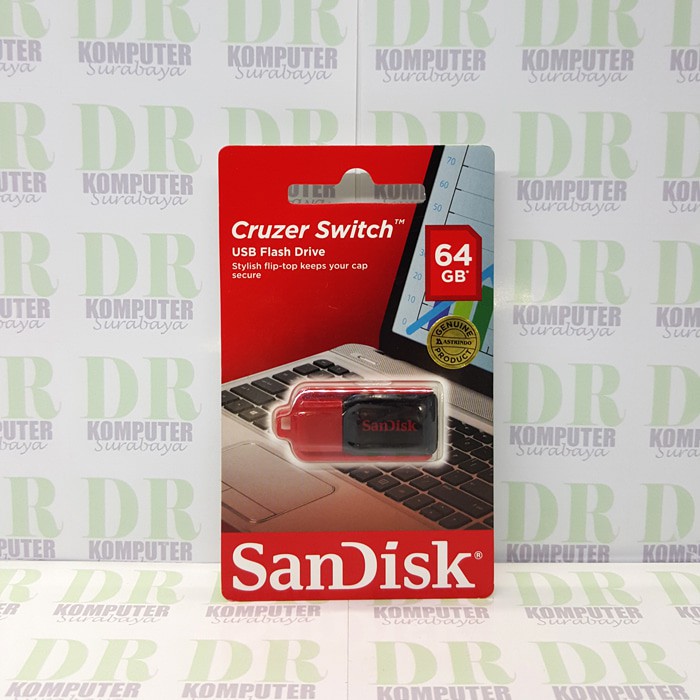 Sandisk Flashdisk cruzer switch 64GB  SDCZ52 64G  / DR