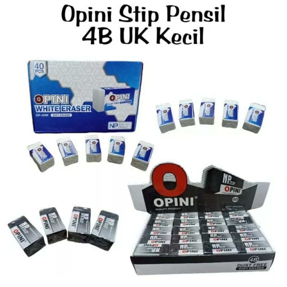 

OPINI STIP / PENGHAPUS SKETSA / ERASER PENSIL KECIL STIP PENSIL 4B WARNA HITAM PUTIH. MURAH